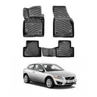 Volvo C30 Floor Mats 2006-2013, TPE All Weather, Non Slip Car Interior Floor Liner