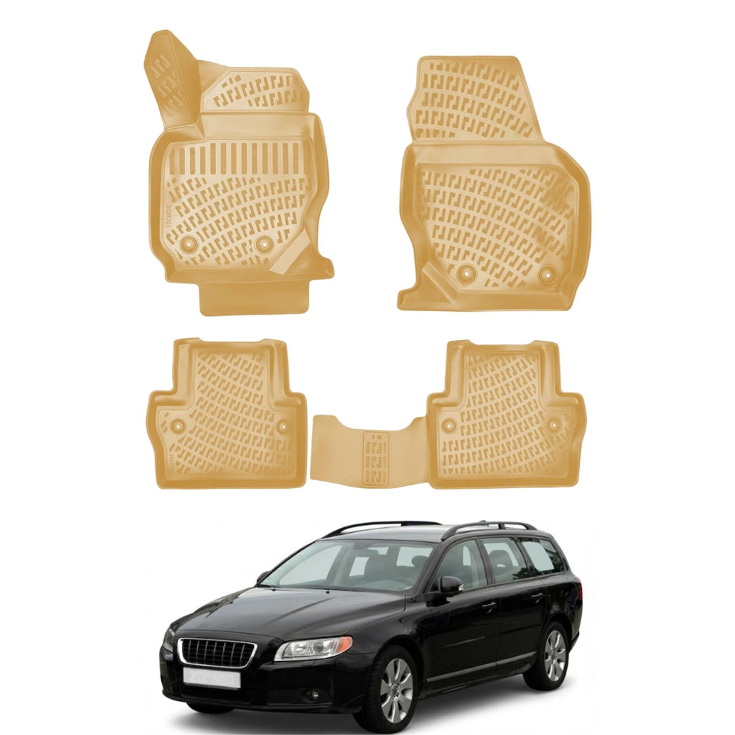 Volvo V70 Floor Mats 2007-2016 - Auto Accessory