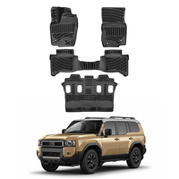 Toyota Land Cruiser Prado J250 Floor Mats 2024-2026, TPE All Weather, Non Slip Car Interior Floor Liner