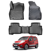 Fiat Fiorino Floor Mats 2020-2026, TPE All Weather, Non Slip Car Interior Floor Liner