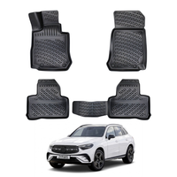 Mercedes GLC C254 Floor Mats 2022-2026, TPE All Weather, Non Slip Car Interior Floor Liner