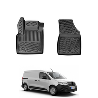 Renault Kangoo Floor Mats 2021-2026, TPE All Weather, Non Slip Car Interior Floor Liner