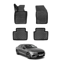 Volvo S60 PHEV Floor Mats 2019-2026, TPE All Weather, Non Slip Car Interior Floor Liner
