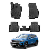 Volkswagen Taos Floor Mats 2021-2026, TPE All Weather, Non Slip Car Interior Floor Liner