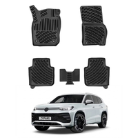 Volkswagen Tayron Floor Mats 2024-2026, TPE All Weather, Non Slip Car Interior Floor Liner