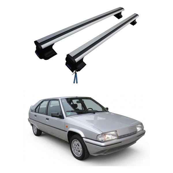 Roof Rack Cross Bars for Citroen BX 1988-1994 120 CM, 75 Kg / 165 lbs Load