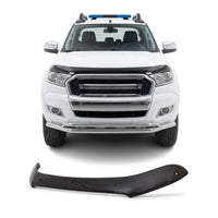Ford Ranger Hood Deflector 2015-2022, Hood Bug Shield, ABS Black