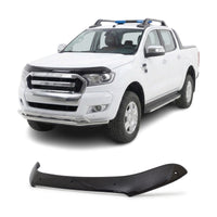 Ford Ranger Hood Deflector 2015-2022, Hood Bug Shield, ABS Black