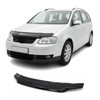 Volkswagen Touran Hood Deflector 2003-2006, Hood Bug Shield, ABS Black