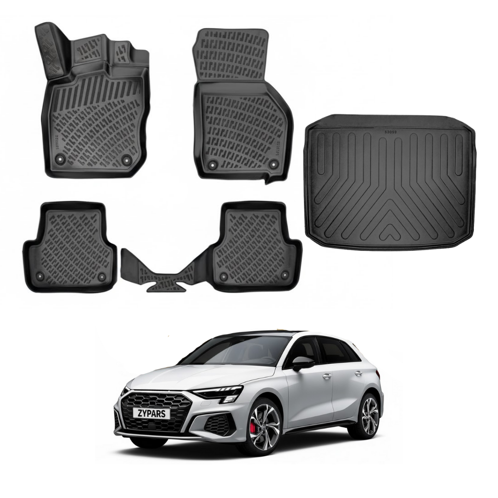 Audi A3 Floor Mats and Cargo Liner 2020-2026 | Ehiltek Shop