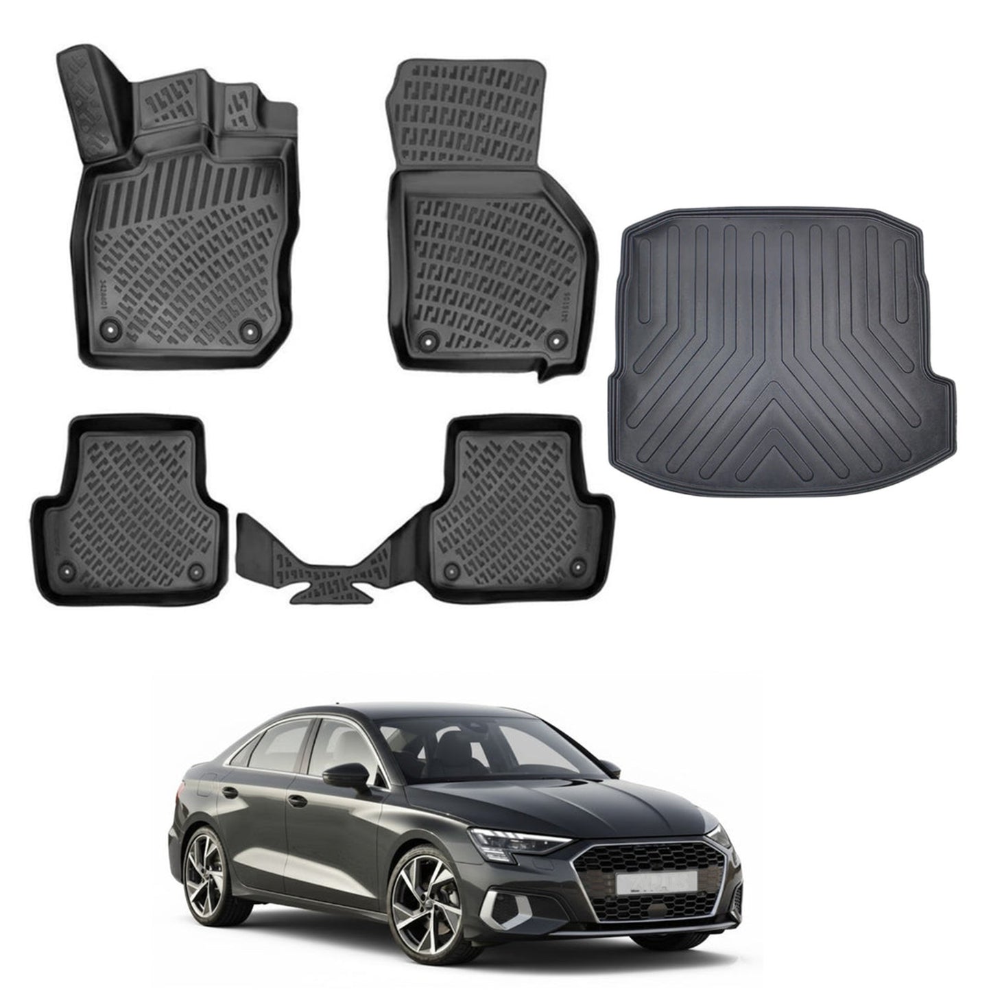 Audi A3 Floor Mats and Cargo Liner 2020-2026 - Auto Accessory