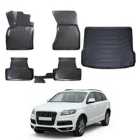Audi Q5 Floor Mats and Cargo Liner 2009-2017, All Weather TPE Front, Rear & Cargo Set