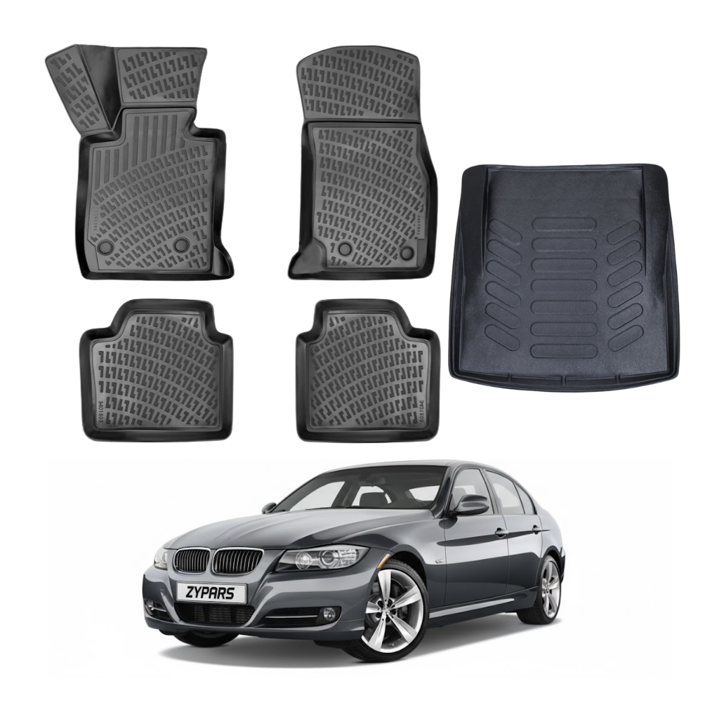 BMW 3 Series E90 Floor Mats and Cargo Liner 2004-2013