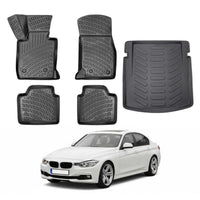 BMW 3 Series F30 Floor Mats and Cargo Liner 2012-2019 - Auto Accessory