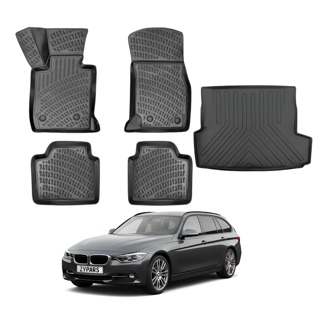 BMW 3 Series F30 Floor Mats and Cargo Liner 2012-2019 | Ehiltek Shop