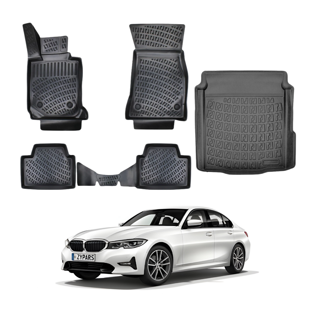 BMW 3 Series G20 Floor Mats and Cargo Liner 2019-2026