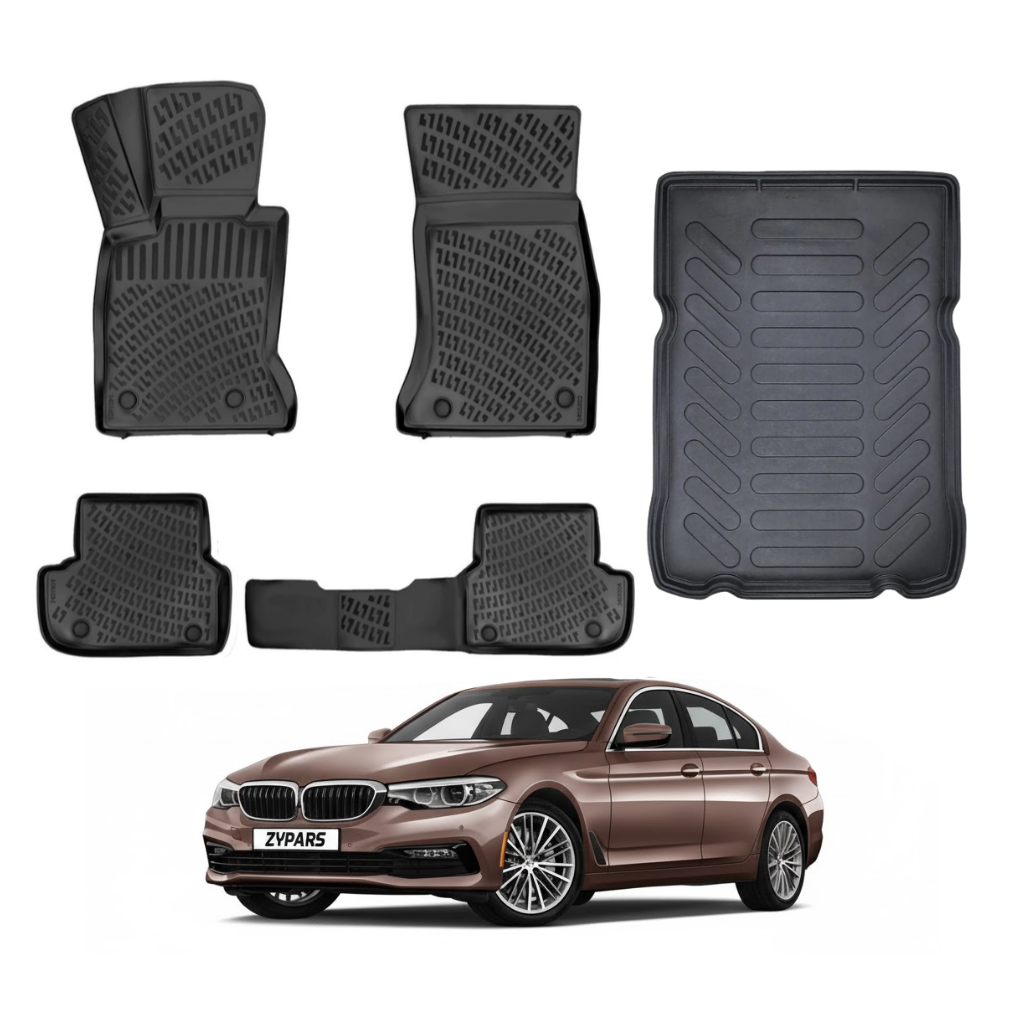 BMW 5 Series G30 Floor Mats and Cargo Liner 2016-2023