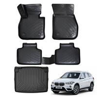 BMW X1 F48 Floor Mats and Cargo Liner 2015-2022, All Weather TPE Front, Rear & Cargo Set