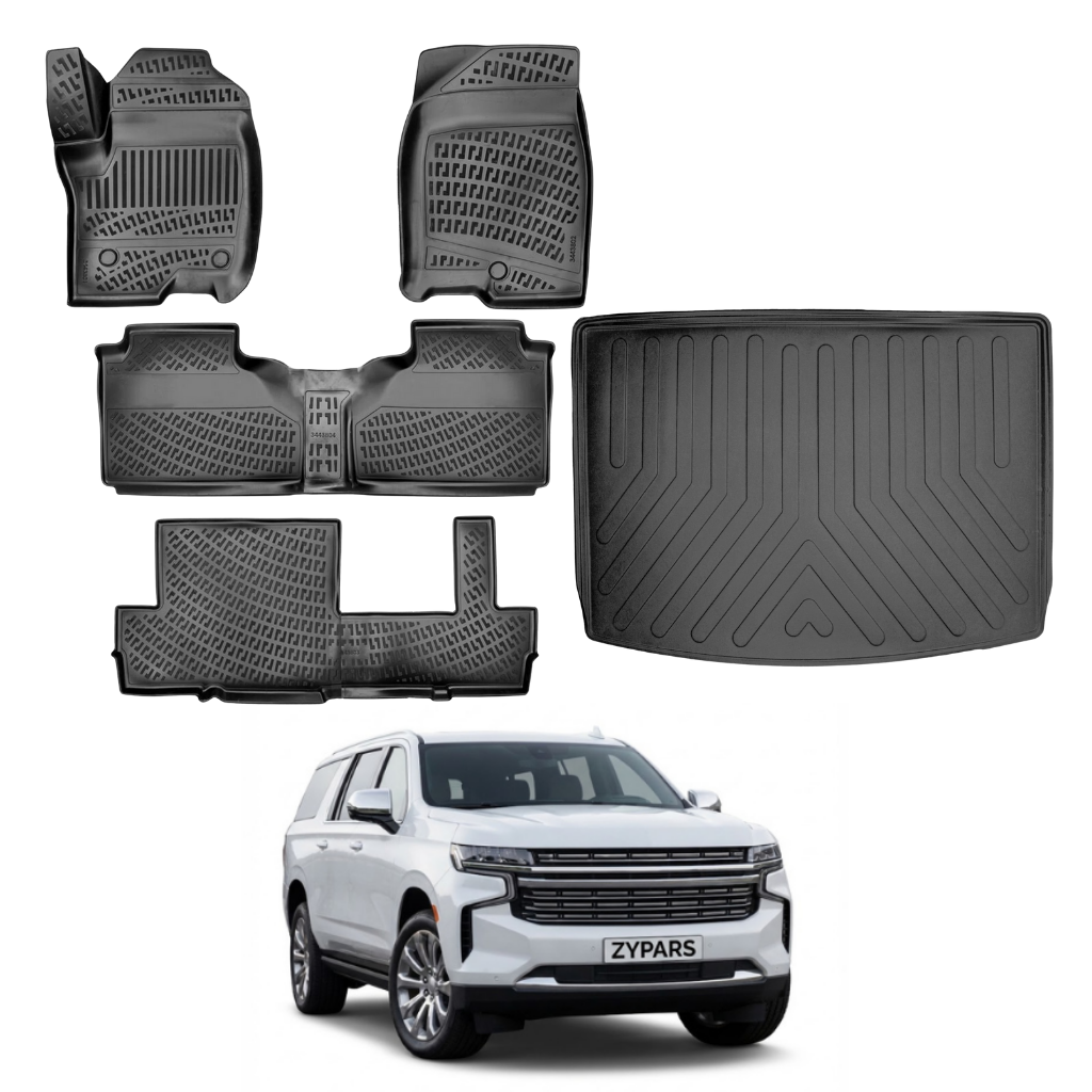 Chevrolet Suburban Floor Mats and Cargo Liner 2021-2026