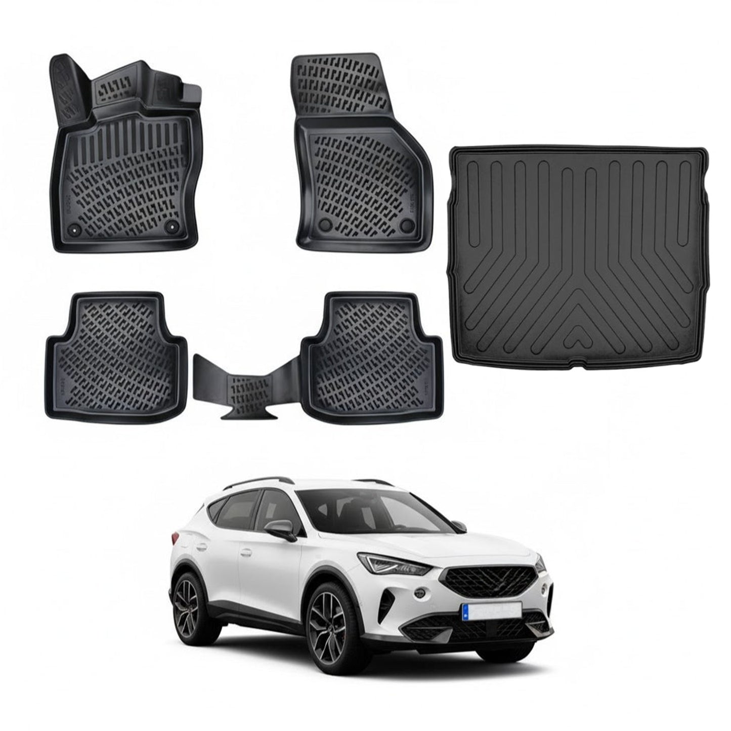 Cupra Formentor Floor Mats and Cargo Liner 2020-2023 - Auto Accessory