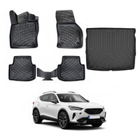 Cupra Formentor Floor Mats and Cargo Liner 2020-2023 - Auto Accessory