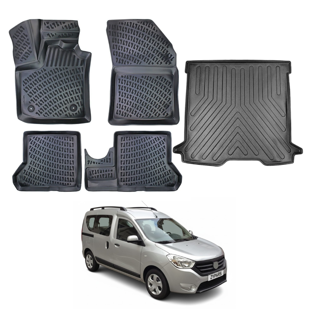 Dacia Dokker Floor Mats and Cargo Liner 2012-2026