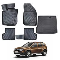 Dacia Duster 4x2 Floor Mats and Cargo Liner 2009-2017