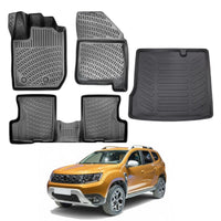 Dacia Duster 4x2 Floor Mats and Cargo Liner 2018-2022 - Auto Accessory