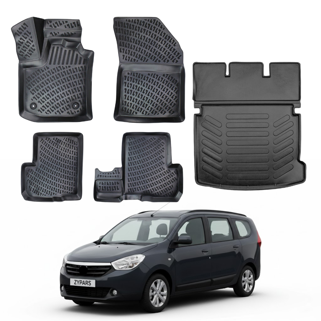 Dacia Lodgy Floor Mats and Cargo Liner 2012-2025