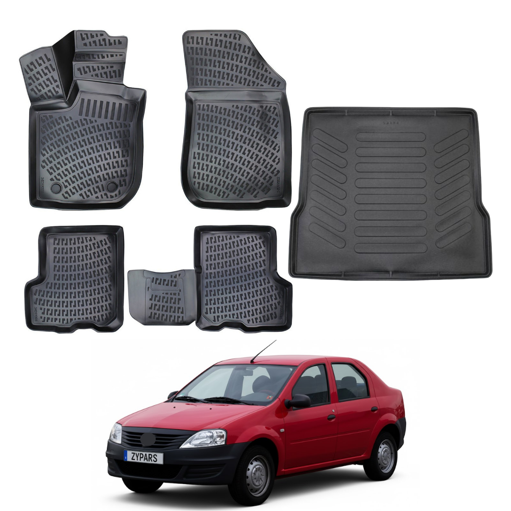 Dacia Logan Floor Mats and Cargo Liner 2004-2012