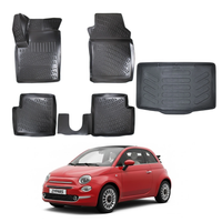Fiat 500C Floor Mats and Cargo Liner 2015-2026