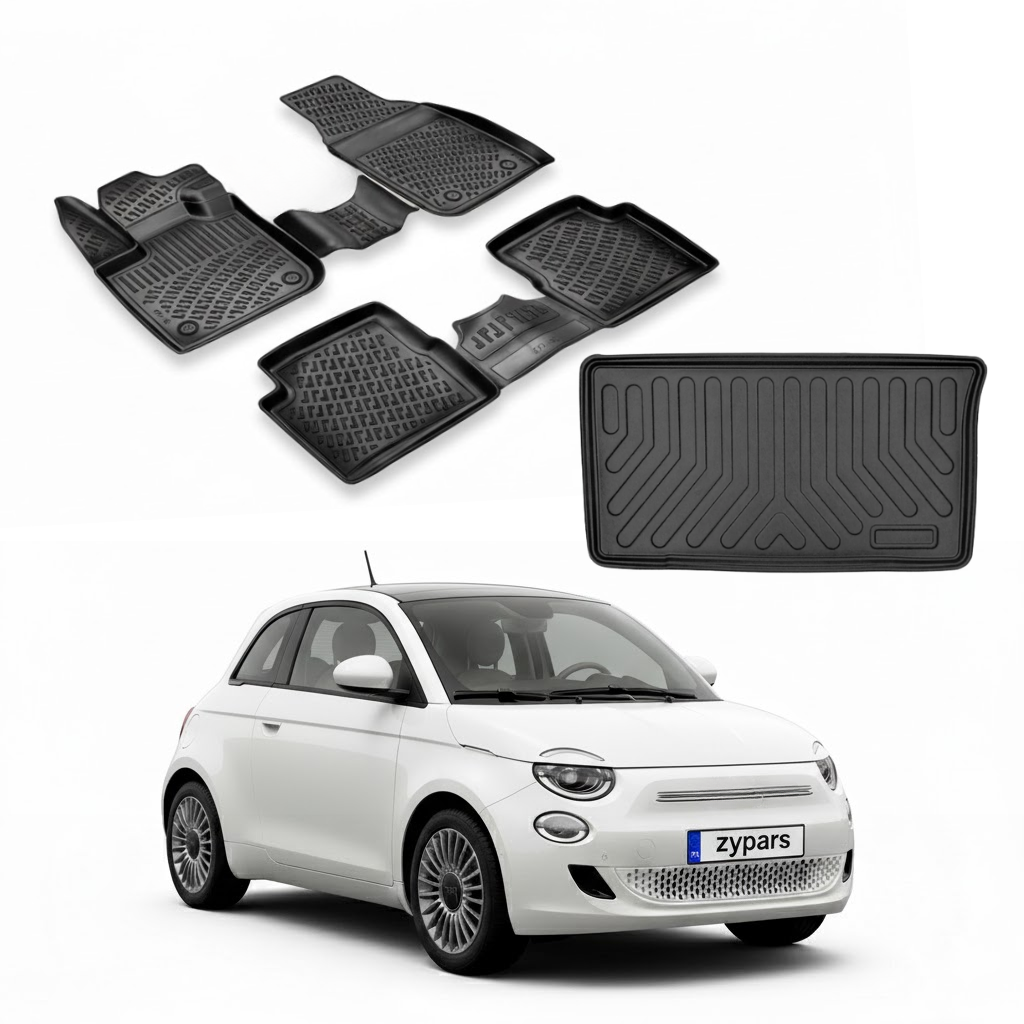 Fiat 500e Floor Mats and Cargo Liner 2020-2026