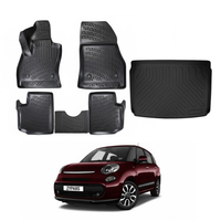 Fiat 500L Floor Mats and Cargo Liner 2012-2017 - Auto Accessory SKU: 4435