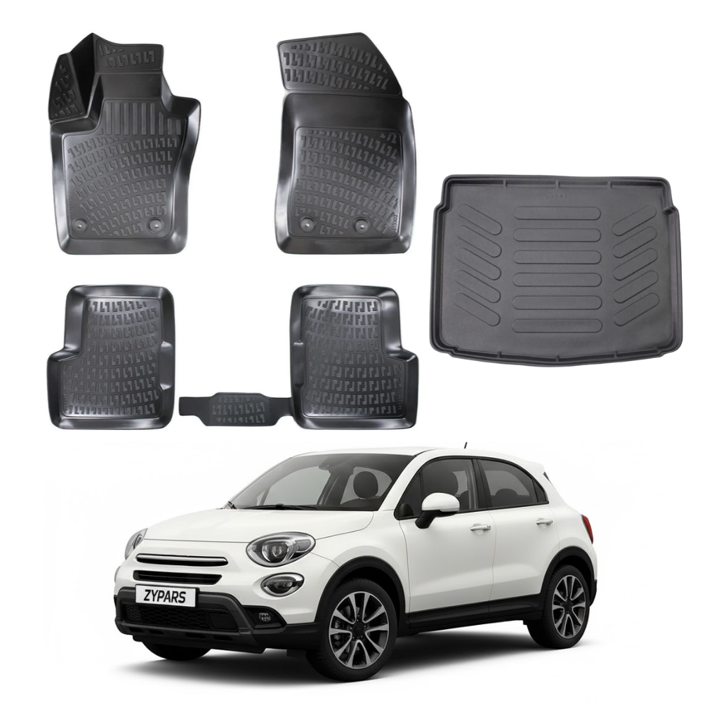 Fiat 500X Floor Mats and Cargo Liner 2014-2026