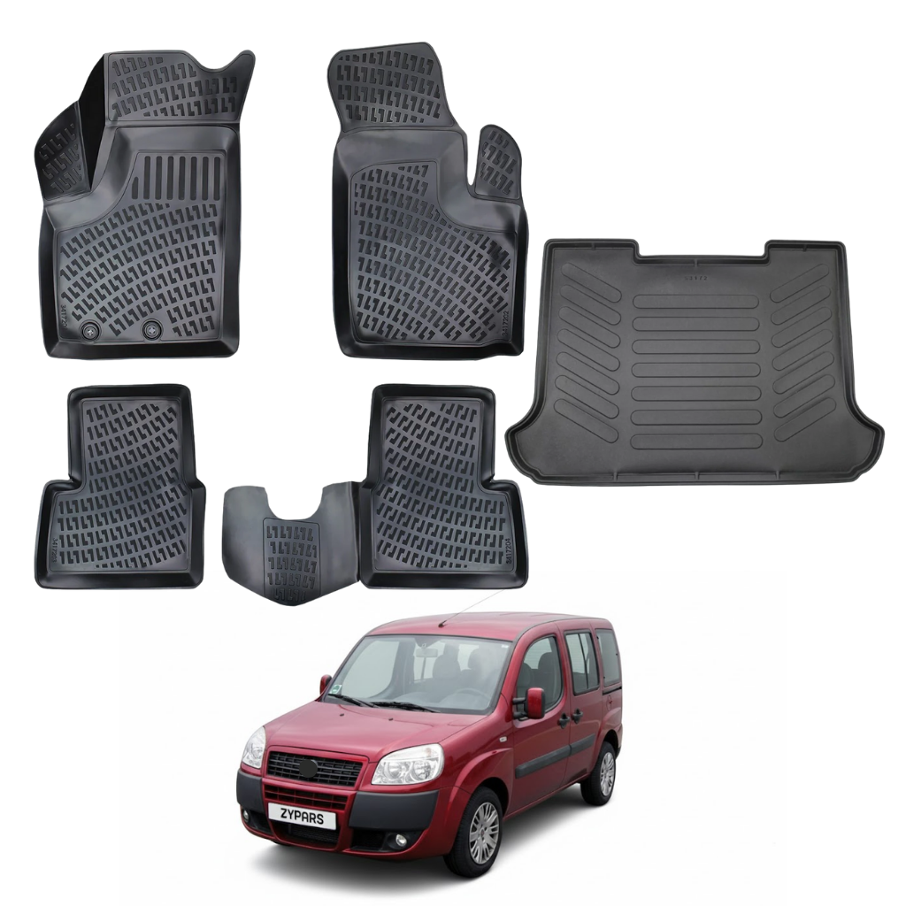 Fiat Doblo Floor Mats and Cargo Liner 2000-2009
