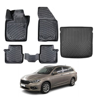 Fiat Egea Cross Wagon Floor Mats and Cargo Liner 2022-2026 - Auto Accessory