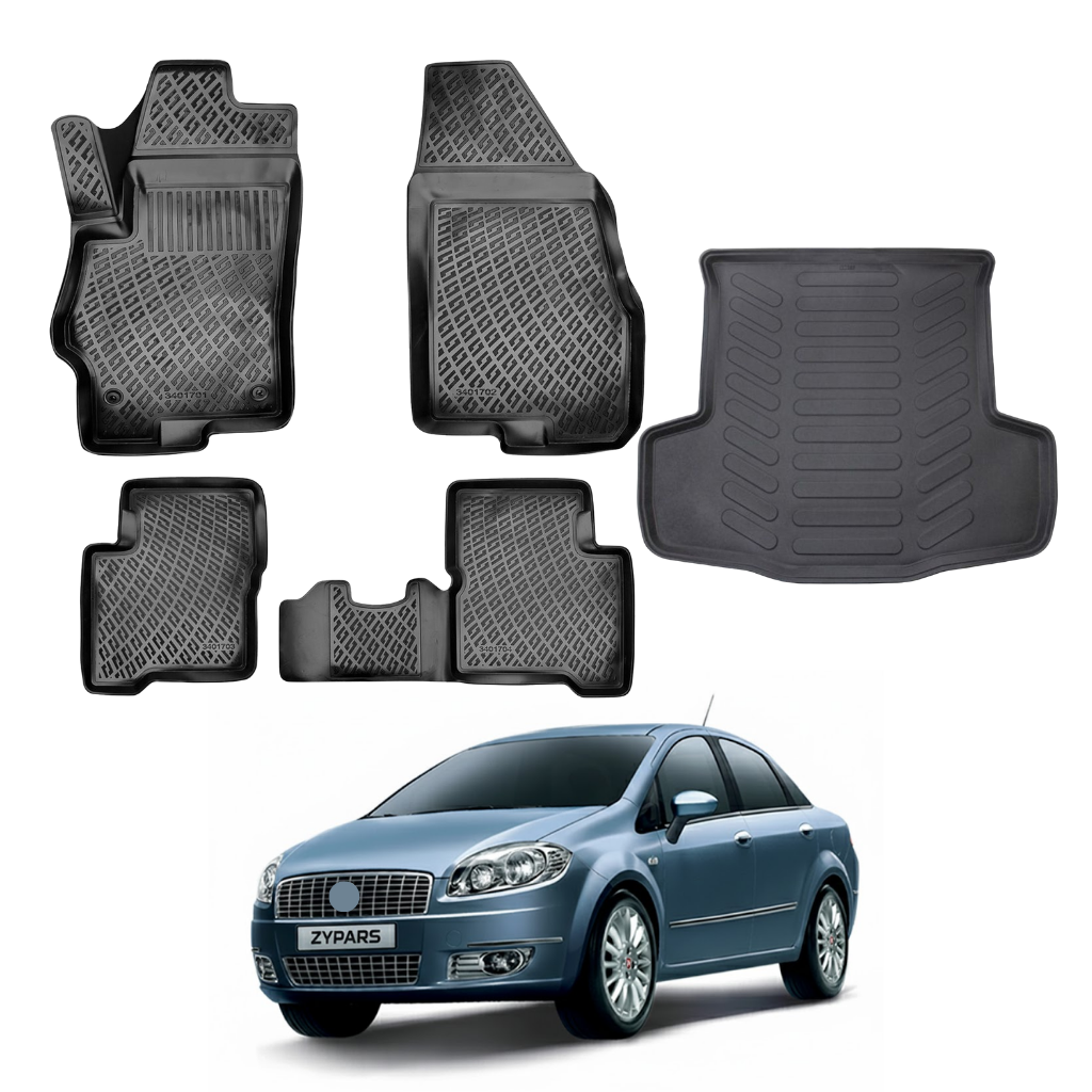 Fiat Linea Floor Mats and Cargo Liner 2007-2026