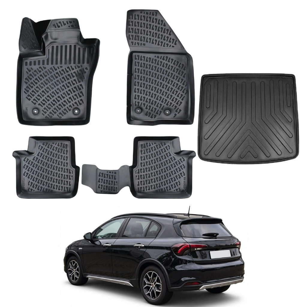 Fiat Tipo Cross Floor Mats and Cargo Liner 2021-2026