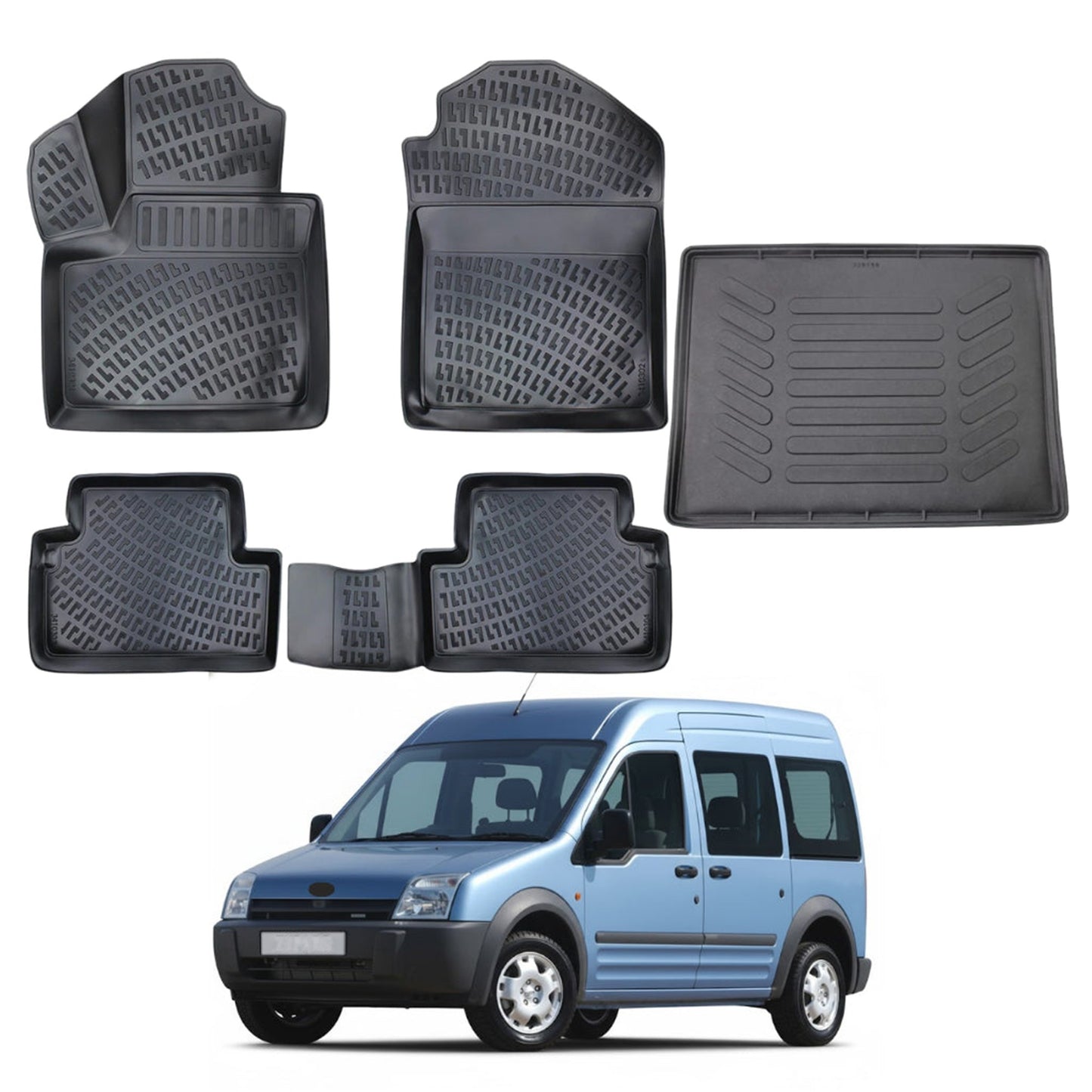 Ford Connect Floor Mats and Cargo Liner 2002-2013 - Auto Accessory