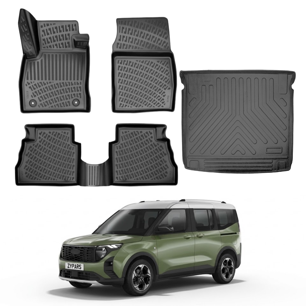 Ford Tourneo Courier Floor Mats and Cargo Liner 2024-2026