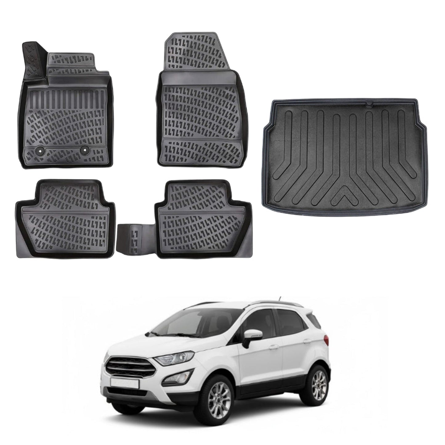 Ford Ecosport Floor Mats and Cargo Liner 2016-2026 - Auto Accessory