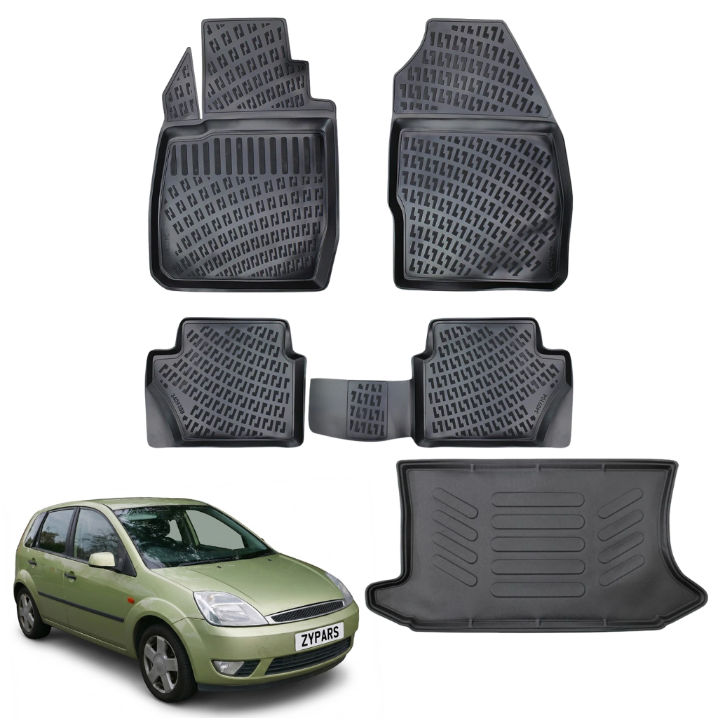 Ford Fiesta Floor Mats and Cargo Liner 2002-2008