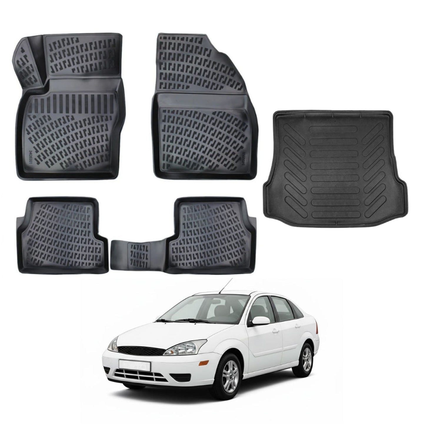 Ford Focus Floor Mats and Cargo Liner 1998-2004 - Auto Accessory