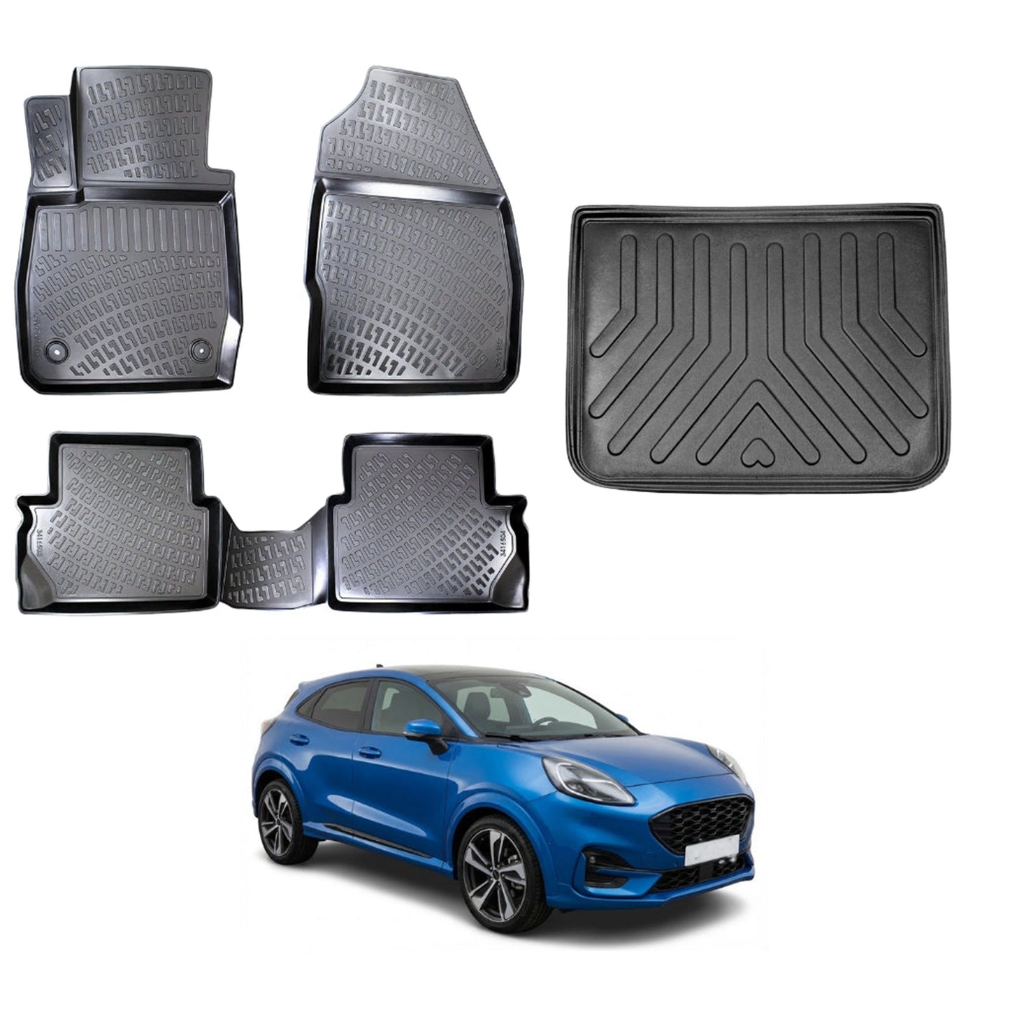 Ford Puma Floor Mats and Cargo Liner 2019-2026 - Auto Accessory