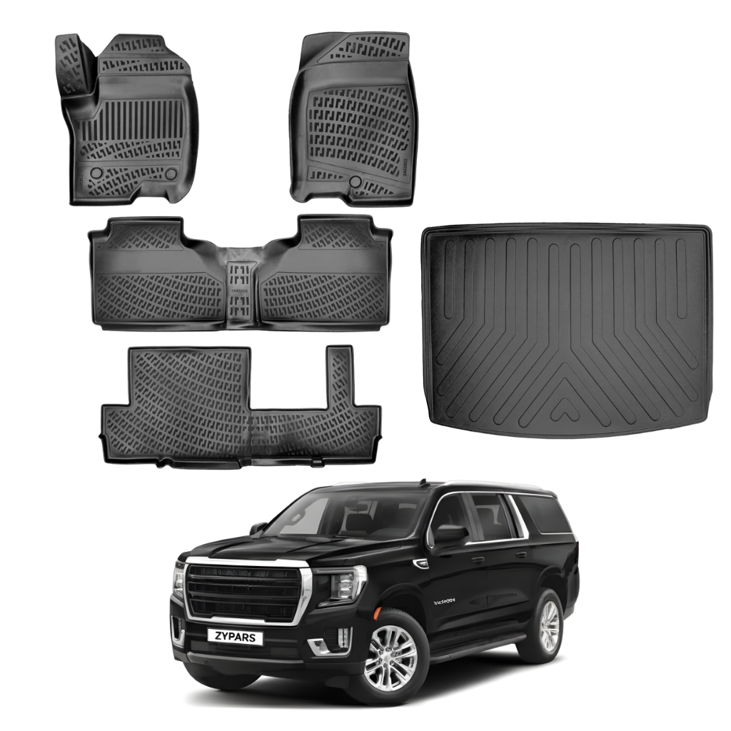 GMC Yukon Denali Floor Mats and Cargo Liner 2021-2026 | Ehiltek Shop