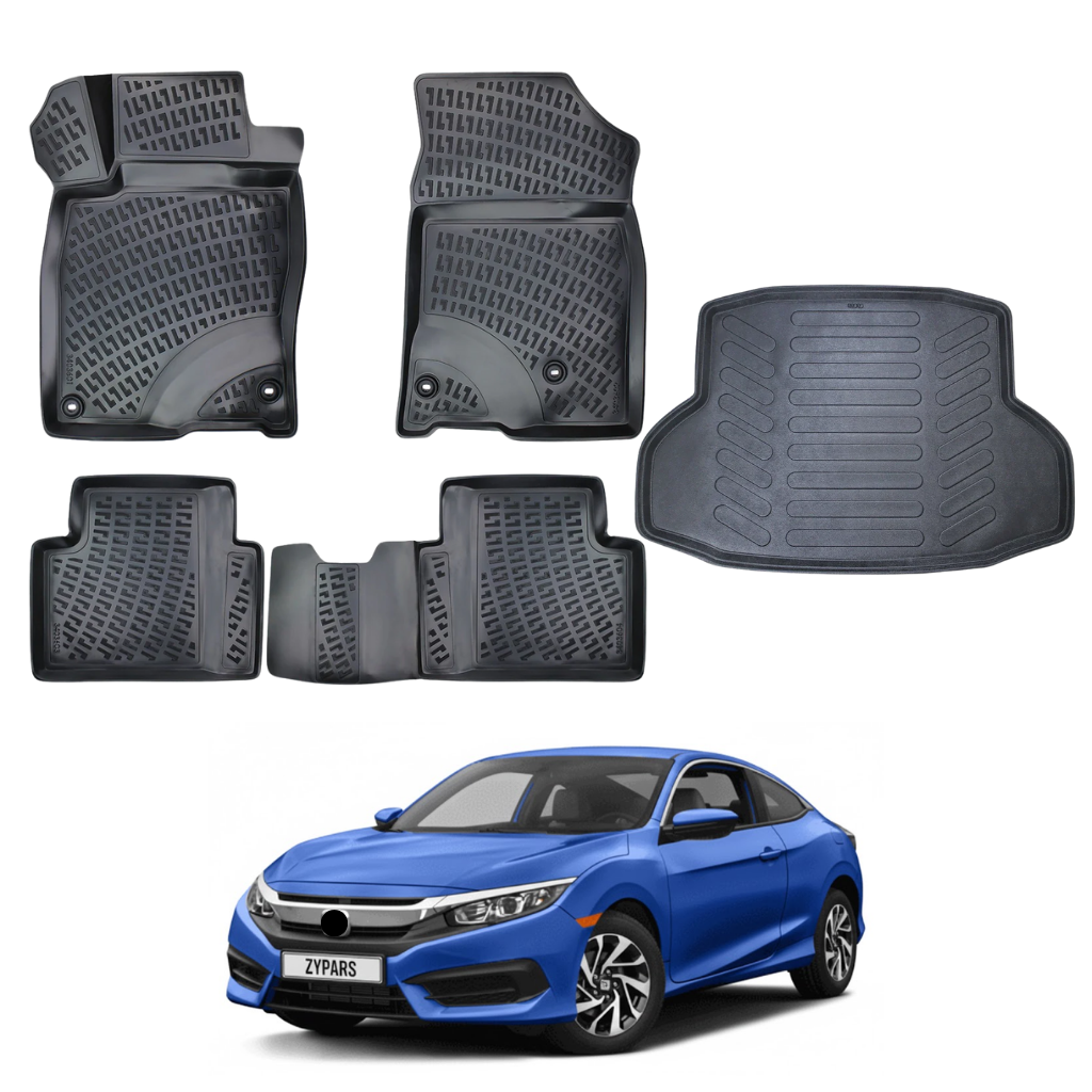Honda Civic Floor Mats and Cargo Liner 2016-2021 | Ehiltek Shop