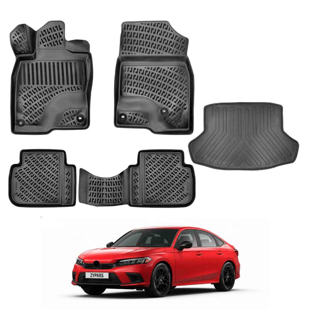 Honda Civic Floor Mats and Cargo Liner 2021-2026