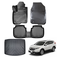Honda CR-V Floor Mats and Cargo Liner 2018-2022, All Weather TPE Front, Rear & Cargo Set