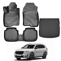 Honda CR-V Floor Mats and Cargo Liner 2023-2026, All Weather TPE Front, Rear & Cargo Set