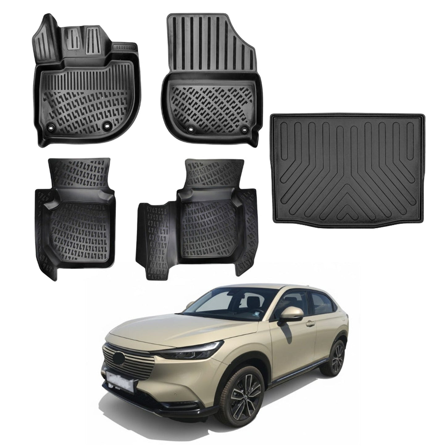 Honda HR-V Floor Mats and Cargo Liner 2022-2026 - Auto Accessory